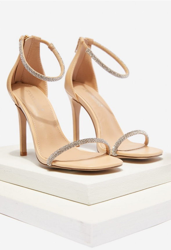 ALEXXIA HEELED SANDAL Beige