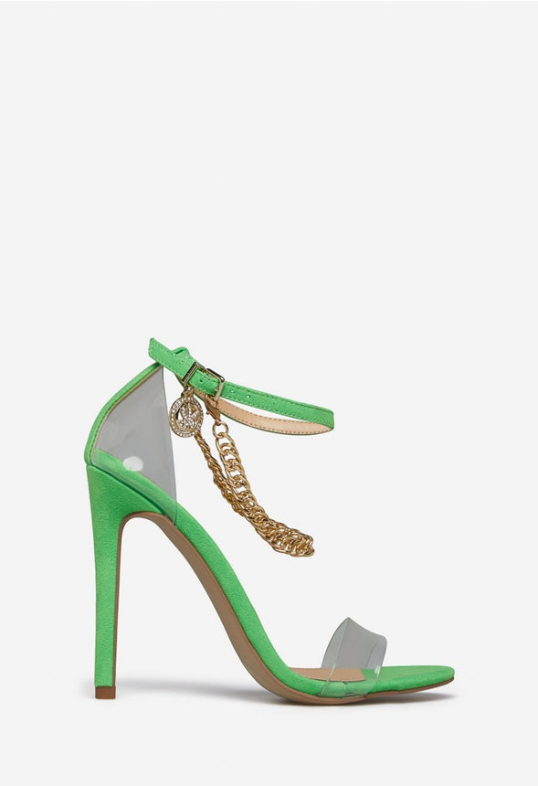BRONXE HEELED SANDAL Classic Green