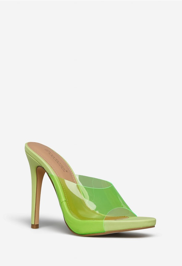LUKA HEELED SANDAL Sharp Green