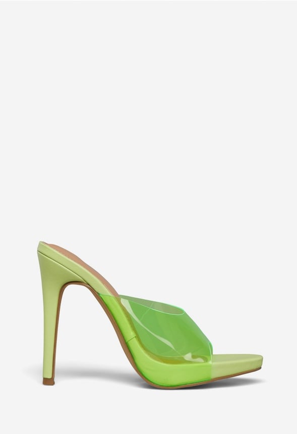 LUKA HEELED SANDAL Sharp Green