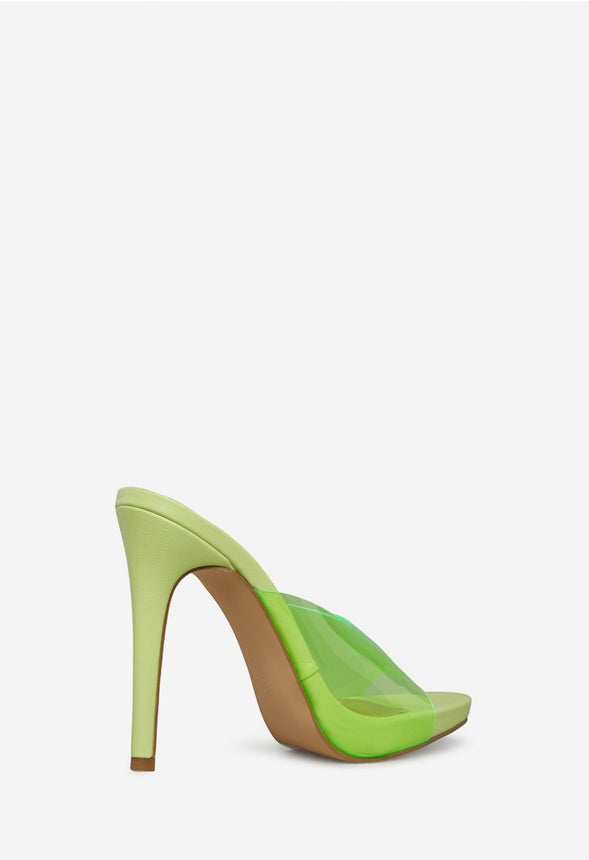 LUKA HEELED SANDAL Sharp Green