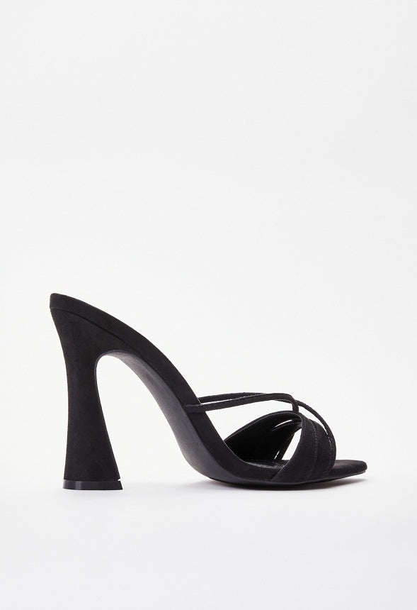 Amelie Heeled Sandal Black