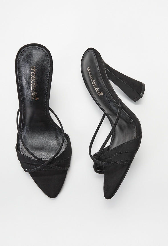 Amelie Heeled Sandal Black