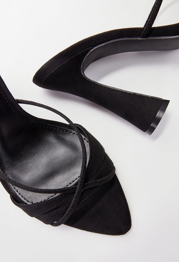 Amelie Heeled Sandal Black