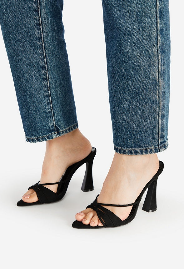 Amelie Heeled Sandal Black