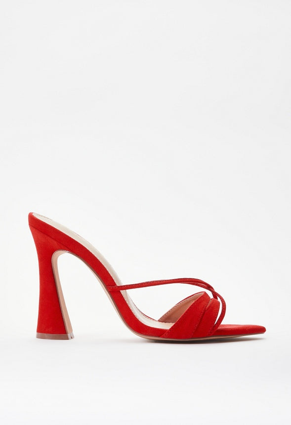 Amelie Heeled Sandal Salsa Red