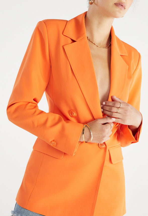 City Blazer Mandarin Orange