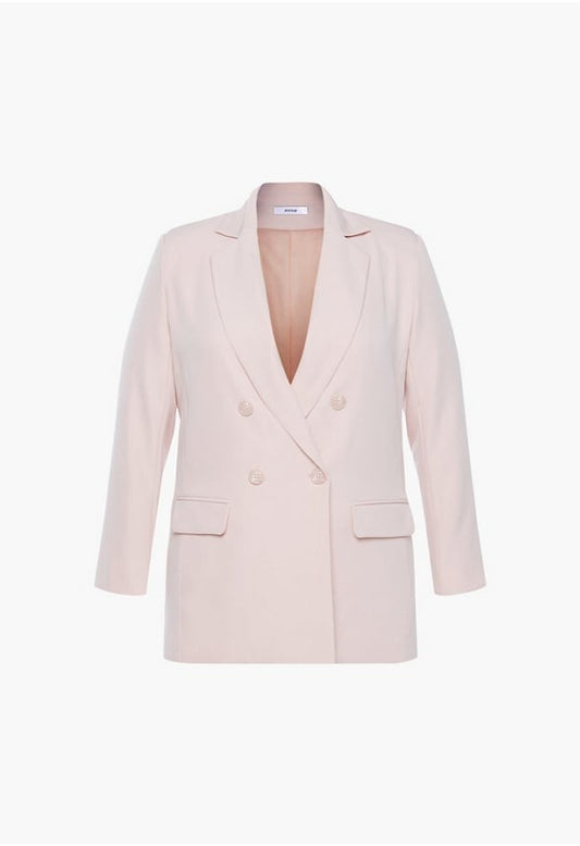 PLUS SIZE CITY BLAZER Rose Smoke