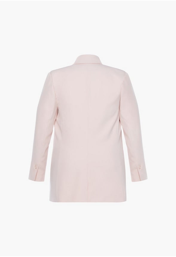 PLUS SIZE CITY BLAZER Rose Smoke