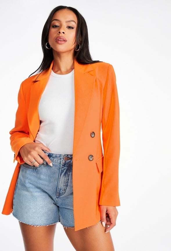 City Blazer Persimmon Orange