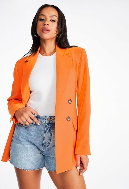City Blazer Persimmon Orange