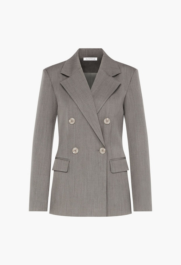Luxe City Blazer Vapor Blue