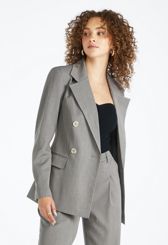 Luxe City Blazer Vapor Blue