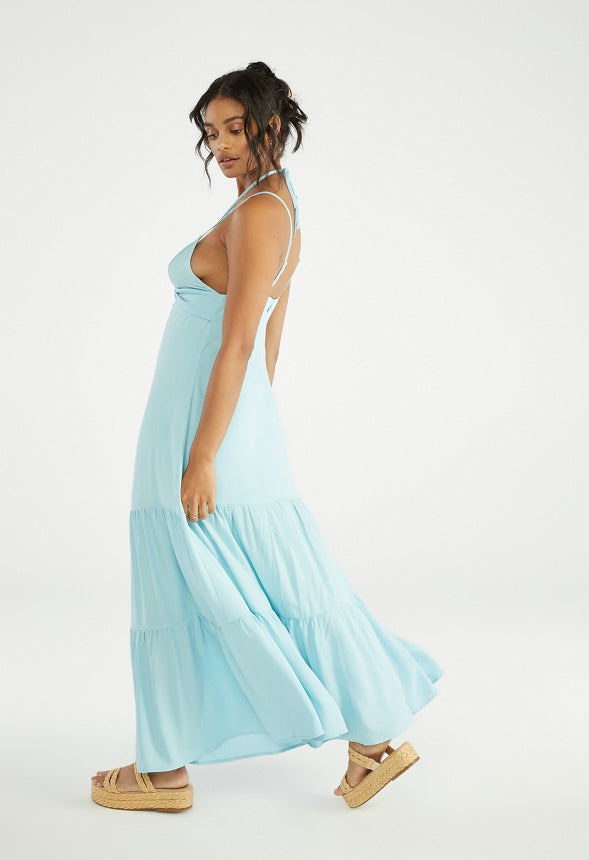 STRAPPY TIERED MAXI DRESS Petit Four