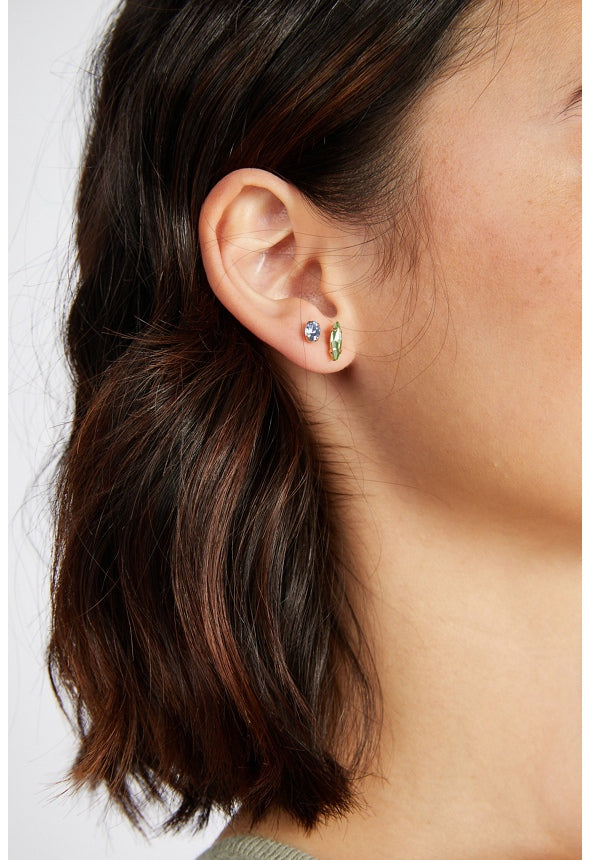 Ophelia Mixed Stone Stud Multipack  Blue/Gold