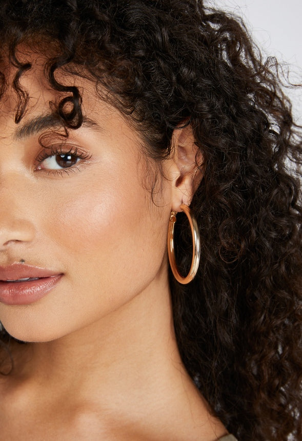 Rylie 2 Pair Pack Tube Hoop Earring Gold/Silver