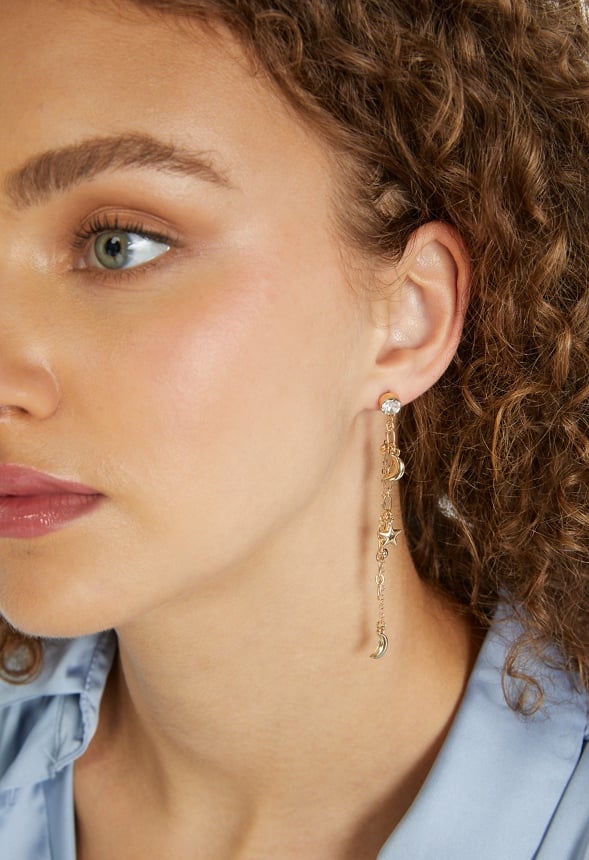 Sasha Celestial Earparty Crystal/Gold