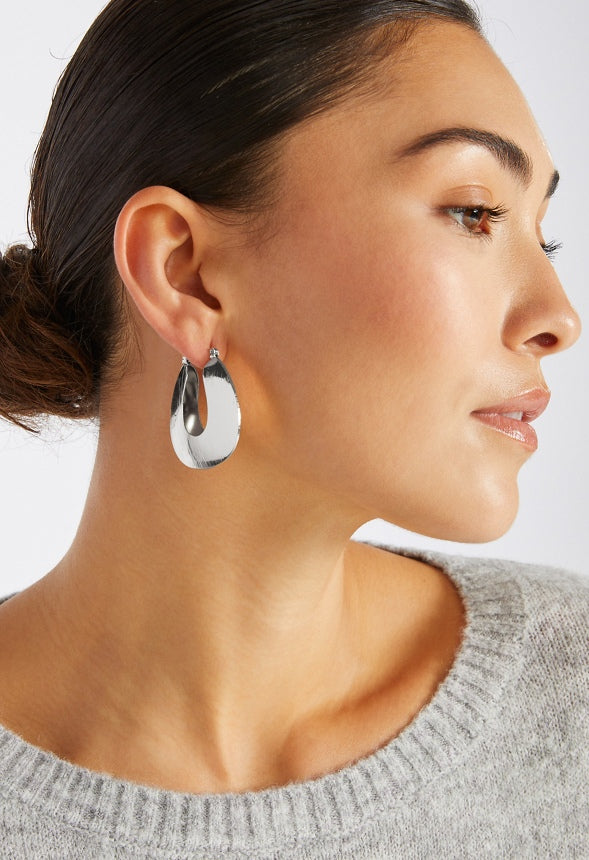 3-Pairs Holly Of Grad Hoop Earrings Pack Silver