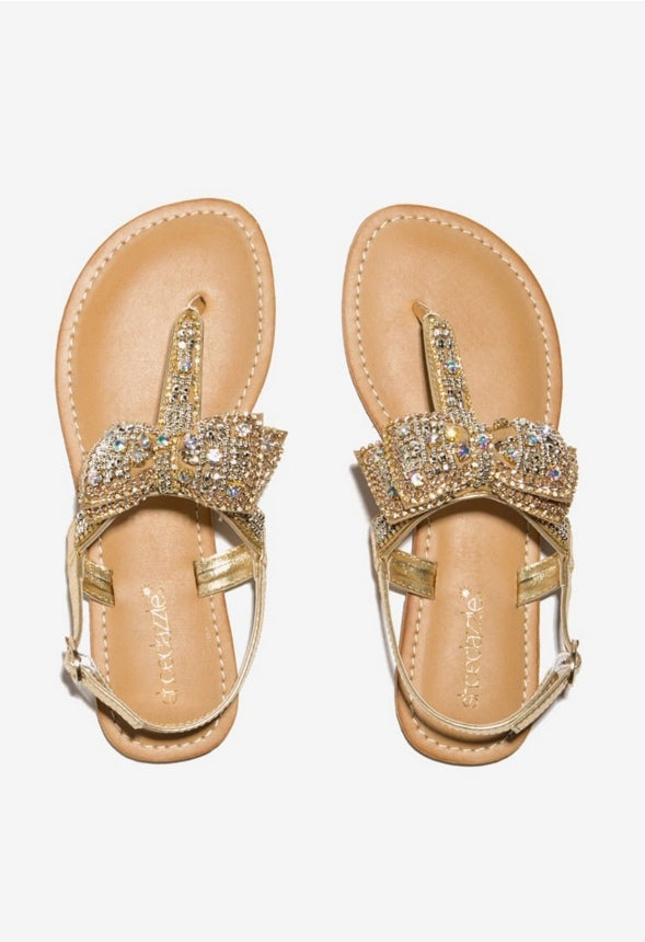 TERENA FLAT SANDAL Gold