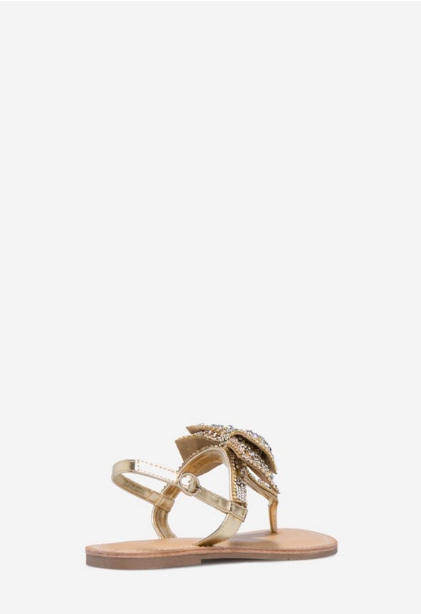 TERENA FLAT SANDAL Gold