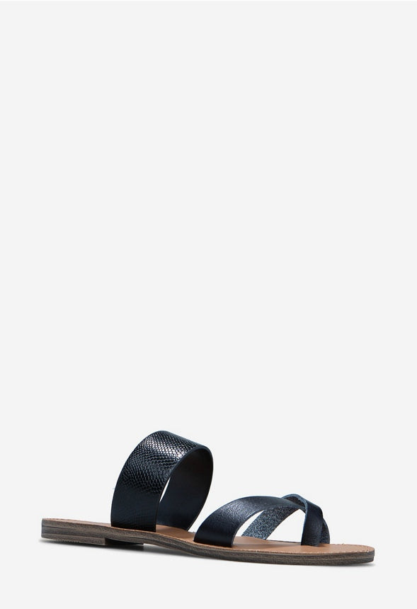 Cloey Slide Sandal Black