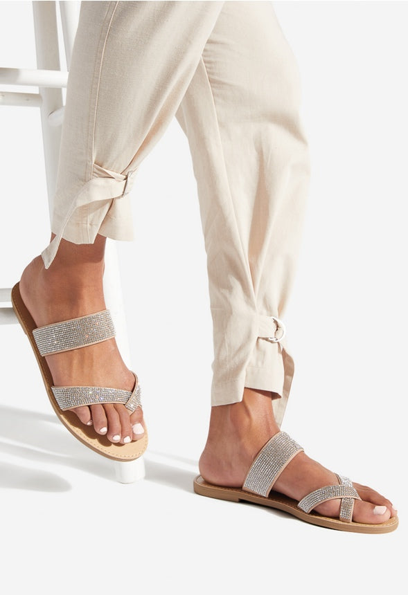 CLOEY THONG SANDAL Beige
