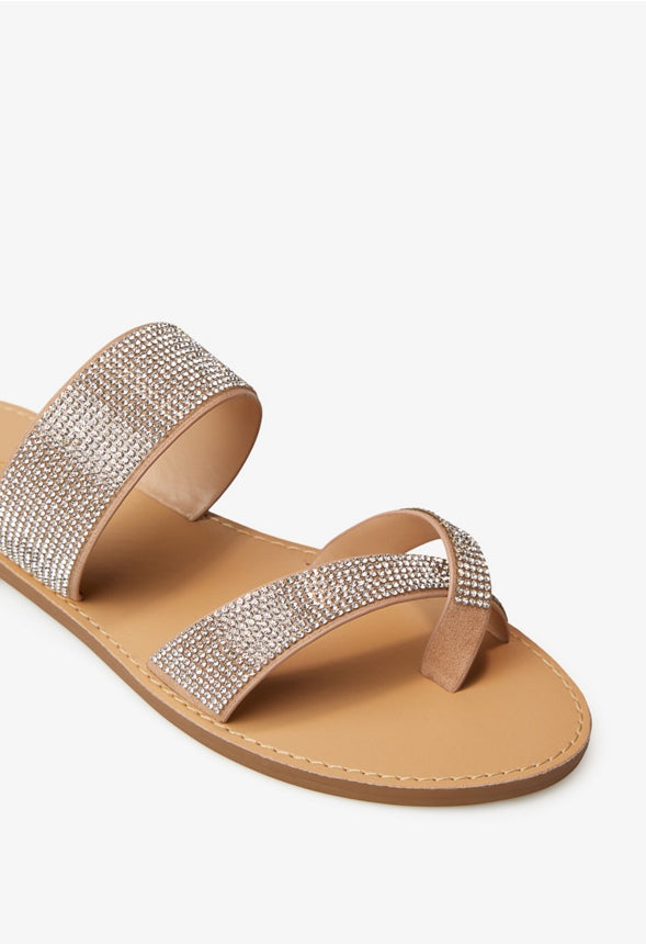 CLOEY THONG SANDAL Beige