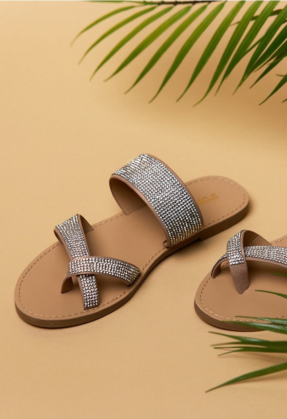 CLOEY THONG SANDAL Beige