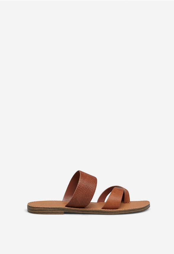Cloey Slide Sandal Whiskey