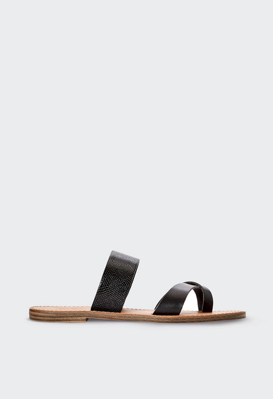 Cloey Slide Sandal Black