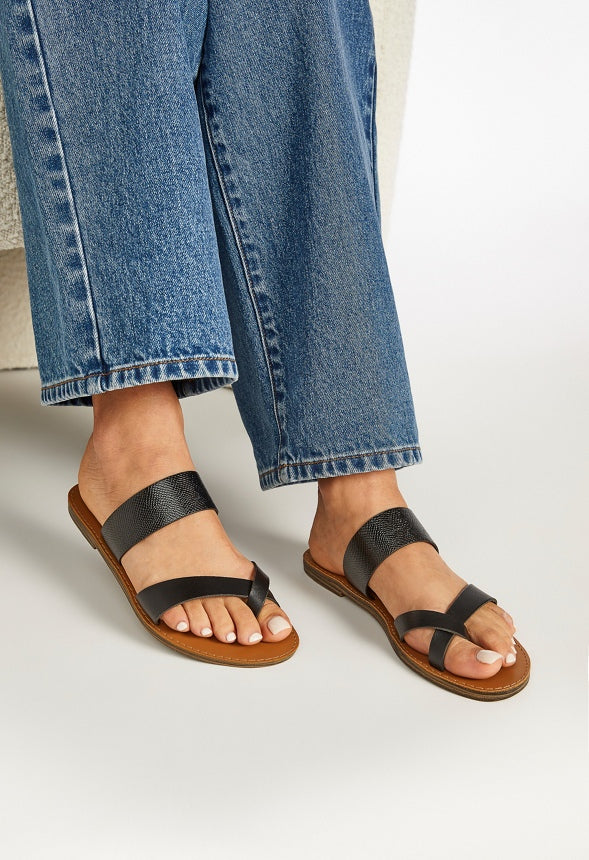 Cloey Slide Sandal Black