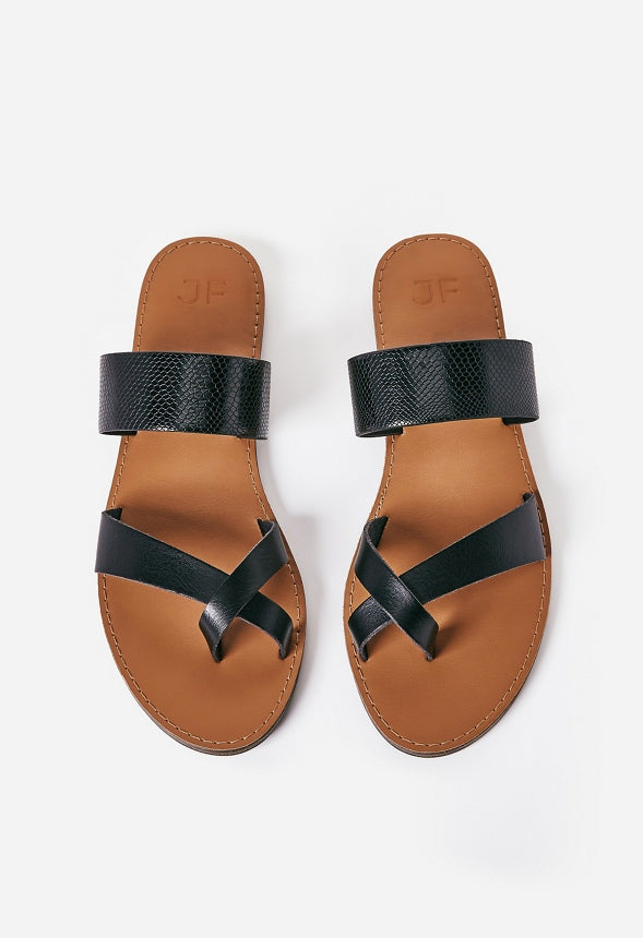 Cloey Slide Sandal Black