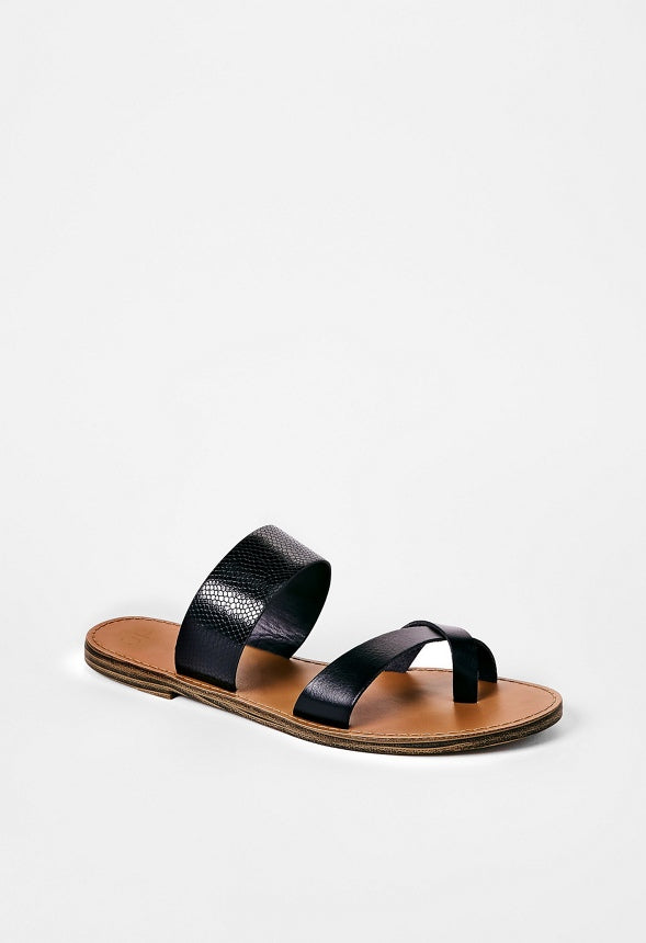 Cloey Slide Sandal Black