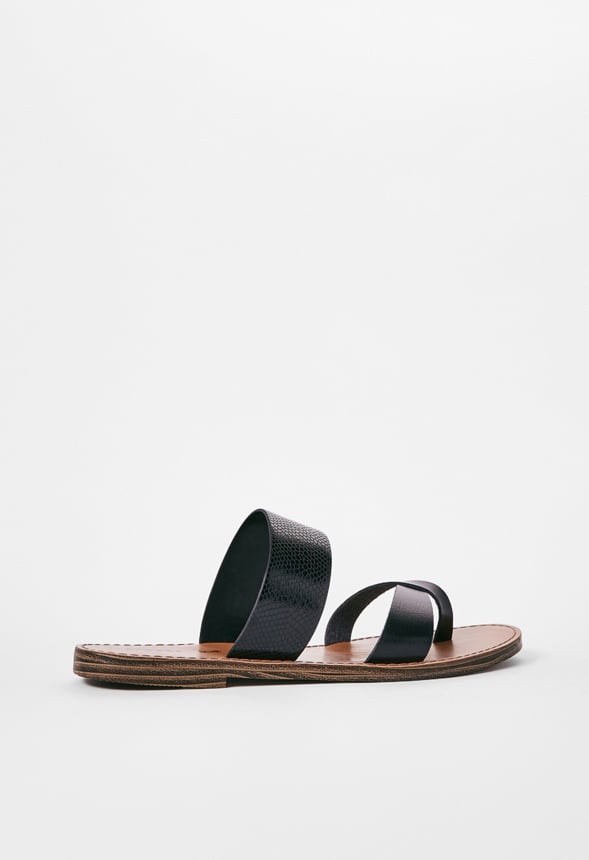 Cloey Slide Sandal Black