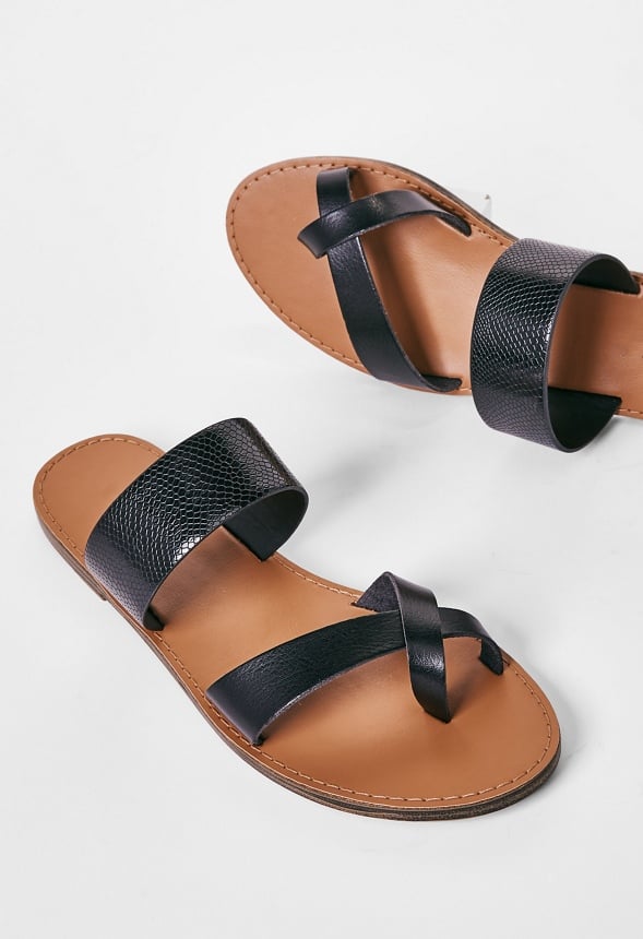 Cloey Slide Sandal Black