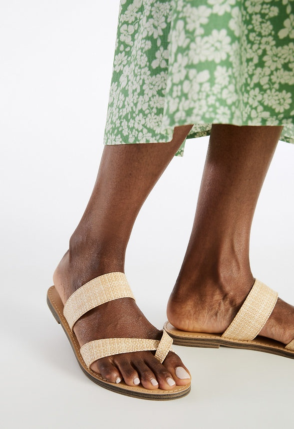 Cloey Slide Sandal Natural