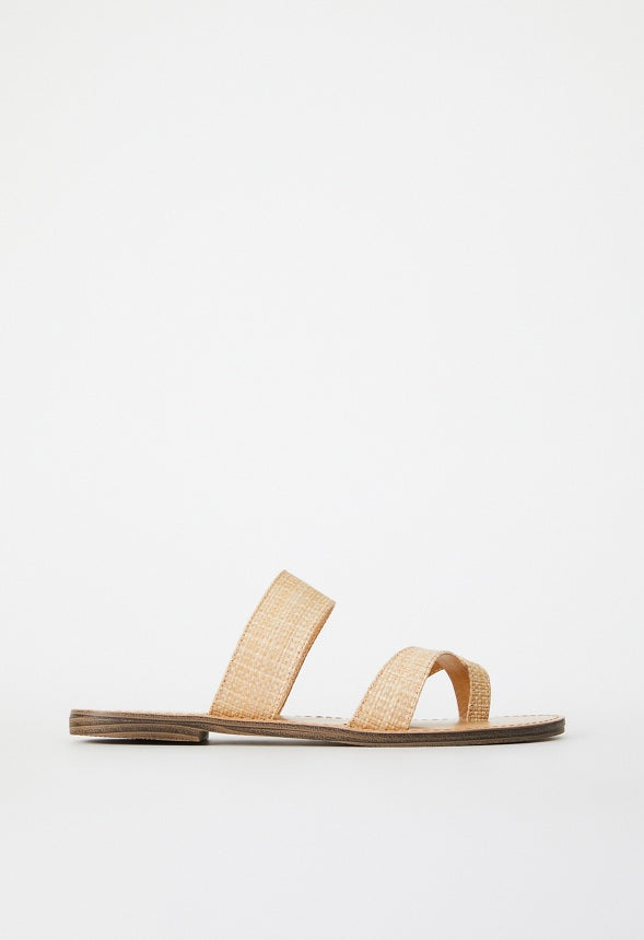 Cloey Slide Sandal Natural