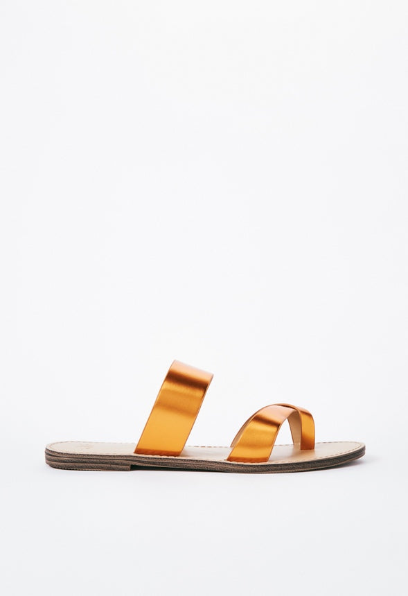 Cloey Slide Sandal Mandarin Orange