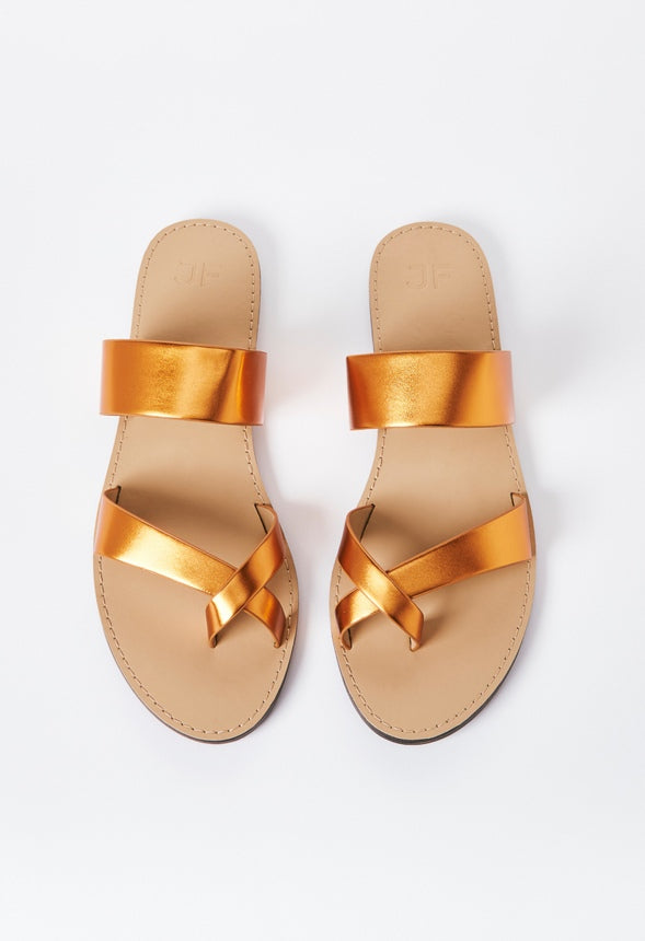 Cloey Slide Sandal Mandarin Orange