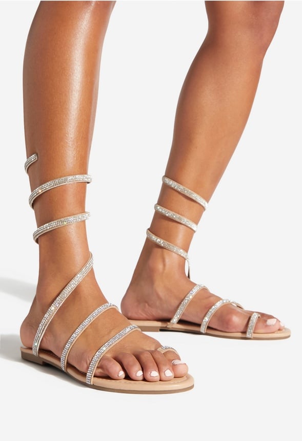 GENIEE STRAPPY SANDAL Beige