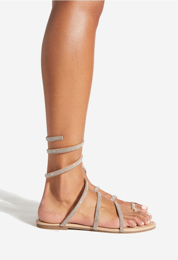 GENIEE STRAPPY SANDAL Beige