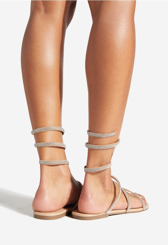 GENIEE STRAPPY SANDAL Beige