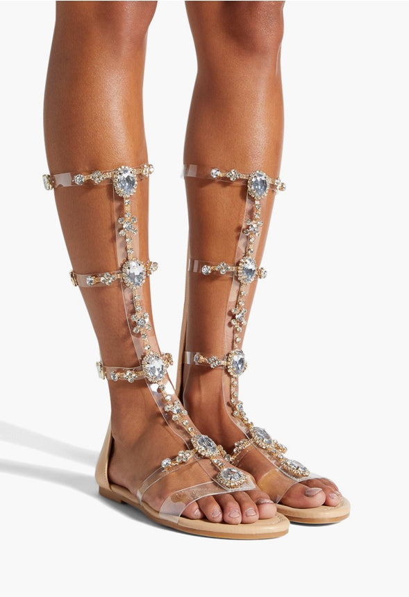 KUMANI GLADIATOR SANDAL Beige