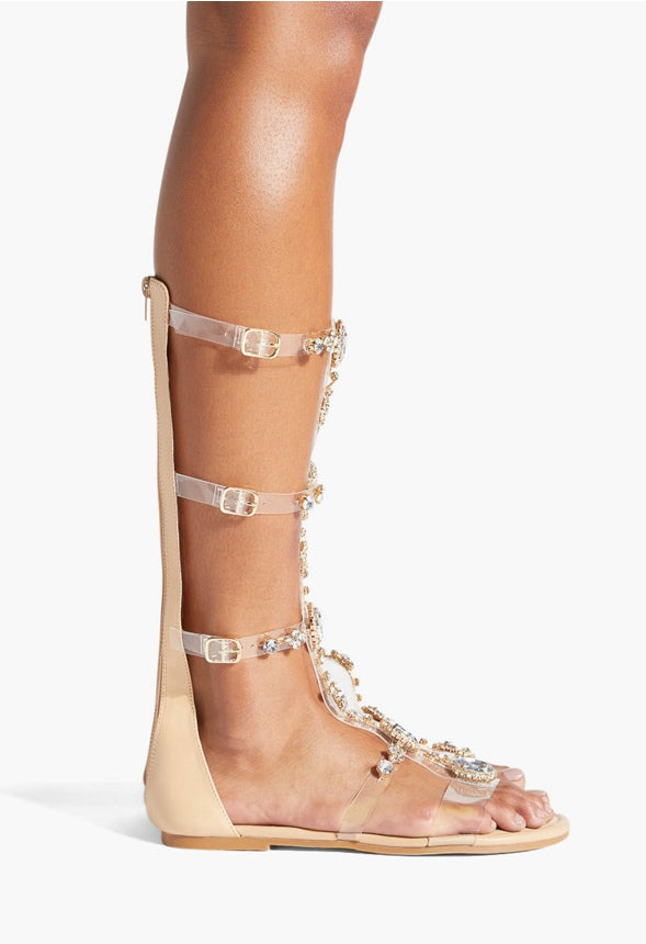 KUMANI GLADIATOR SANDAL Beige