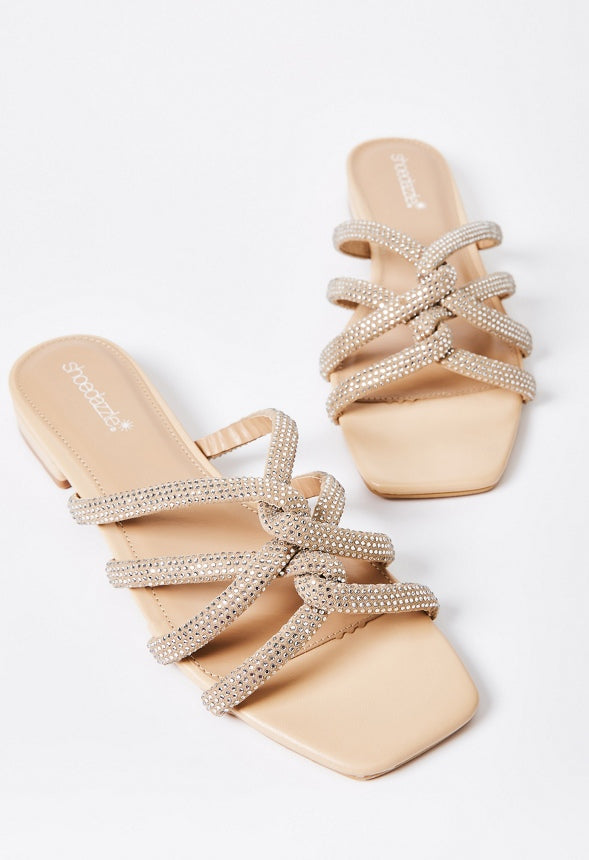 BOWIE FLAT SANDAL Beige