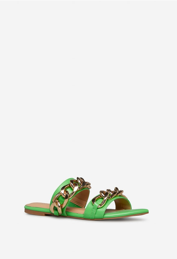 SOREN FLAT SANDAL Classic Green