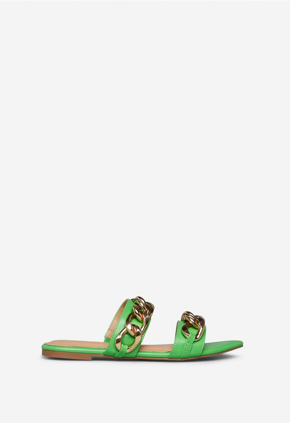 SOREN FLAT SANDAL Classic Green