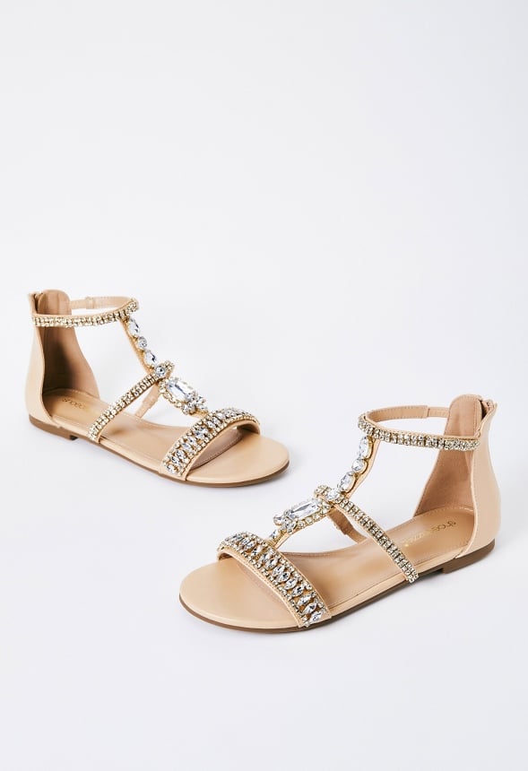ADELITA FLAT SANDAL Beige