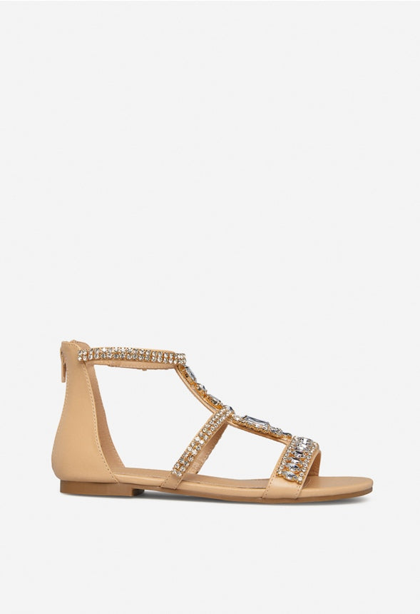 ADELITA FLAT SANDAL Beige