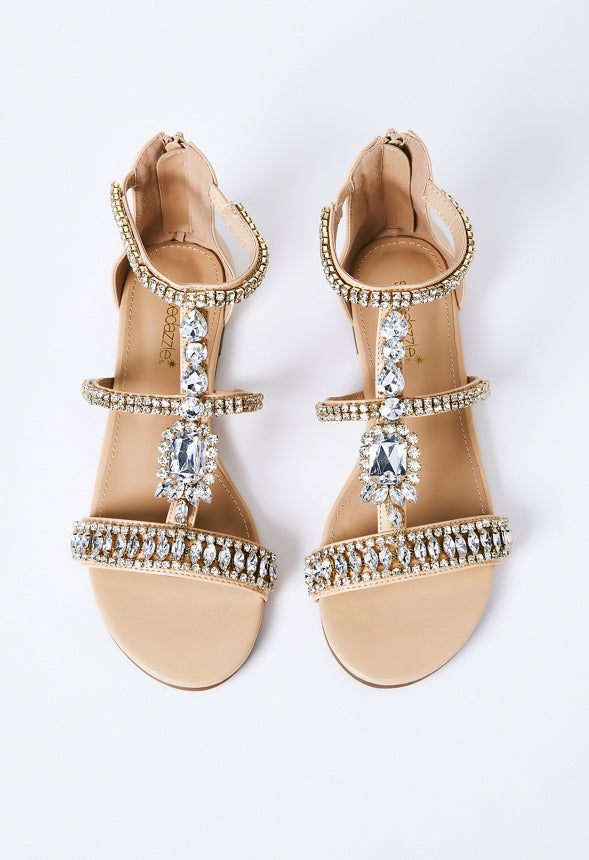 ADELITA FLAT SANDAL Beige